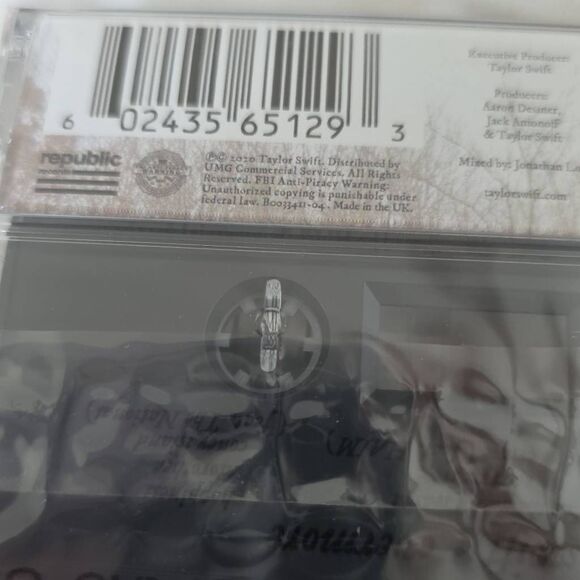 Taylor Swift Evermore Cassette Tape Made in UK - Picture 5 of 5